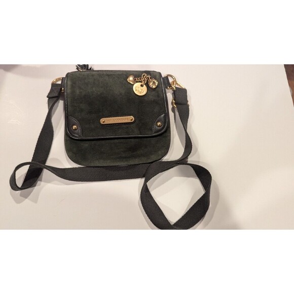 Juicy Couture Green Velvet Bag Well Maintained Perfect Inside Charms and crystal - Picture 3 of 10